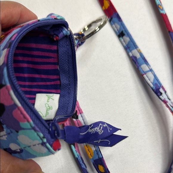 Vera Bradley Multicolor Floral Lanyard and Card Holder - Picture 3 of 5